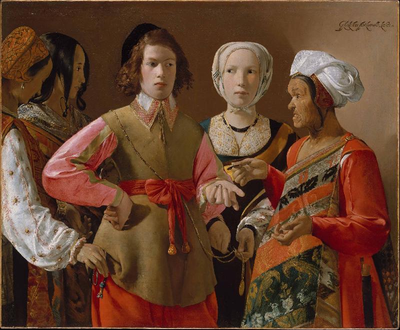 Georges de La Tour Fortune Teller oil painting picture